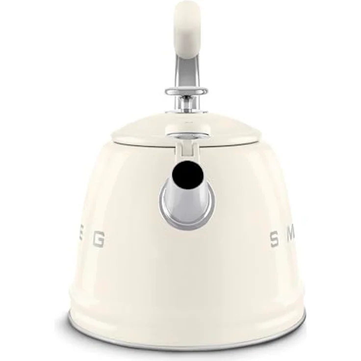 "Smeg Wasserkocher WKF01CR Wasserkessel Creme, 50er-Jahre-Design, 2,3 Liter Fassungsvermögen, für alle Herdarten geeignet" – Bild 2