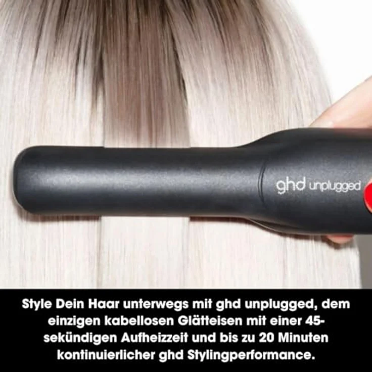 ghd unplugged Styler Akkubetrieb, kabellos, schwarz – Bild 5