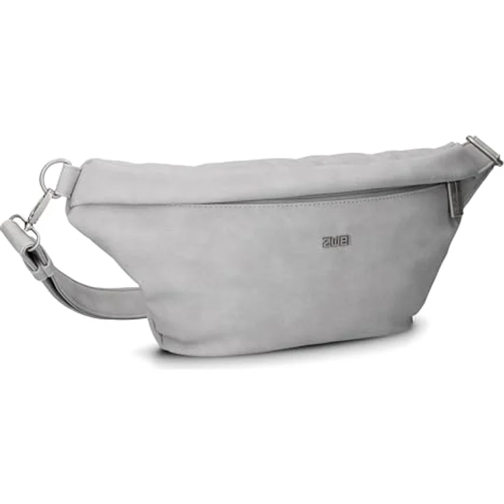 Zwei Mademoiselle.M Umhängetasche 40 cm, weiss, 100% Polyurethan, Nubuk Ice – Bild 1