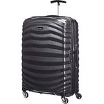 Samsonite Lite-Shock - Spinner M Koffer, 69 cm, 73 L, 4 Rollen , Schwarz (Black)