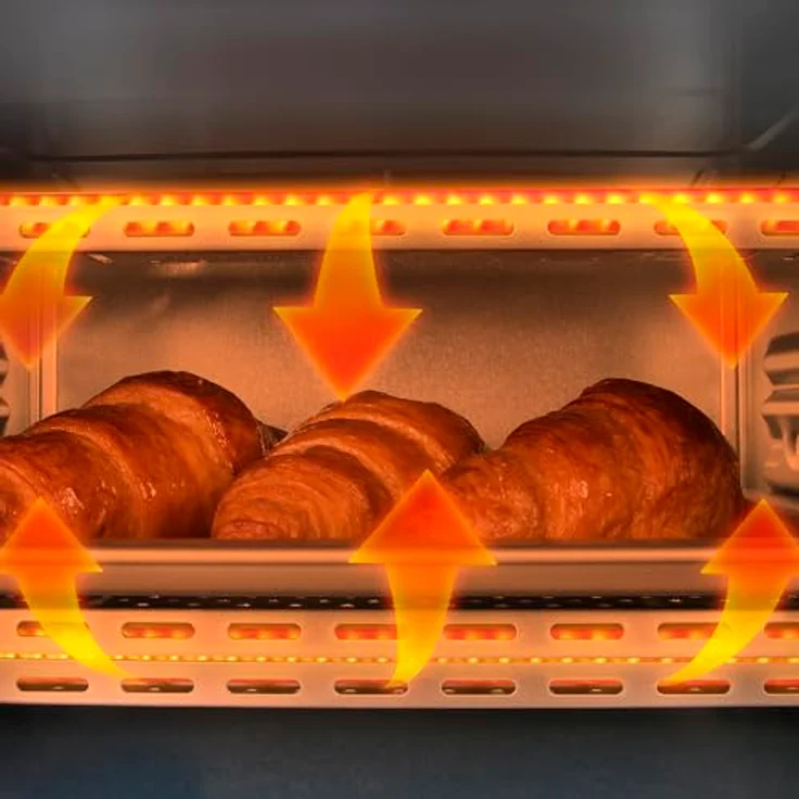Cecotec Bake&Toast 1090, Kleinbackofen mit 10 l Volumen und 1000 W Leistung, Weiss – Bild 10