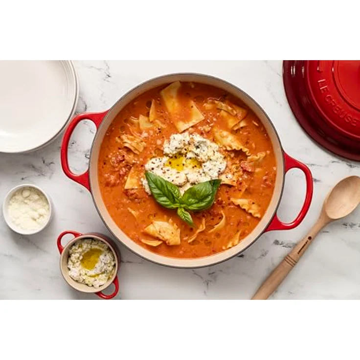 Le Creuset Signature Gourmet-Bräter rund Ø 30 cm Kirschrot – Bild 7