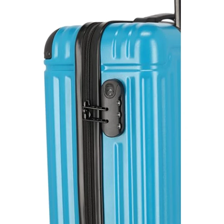 Travelite Trolley Cruise 4w Trolley S, kompakter Handgepäckkoffer aus robustem ABS-Kunststoff, 39 x 20 x 55 cm, Petrol – Bild 6