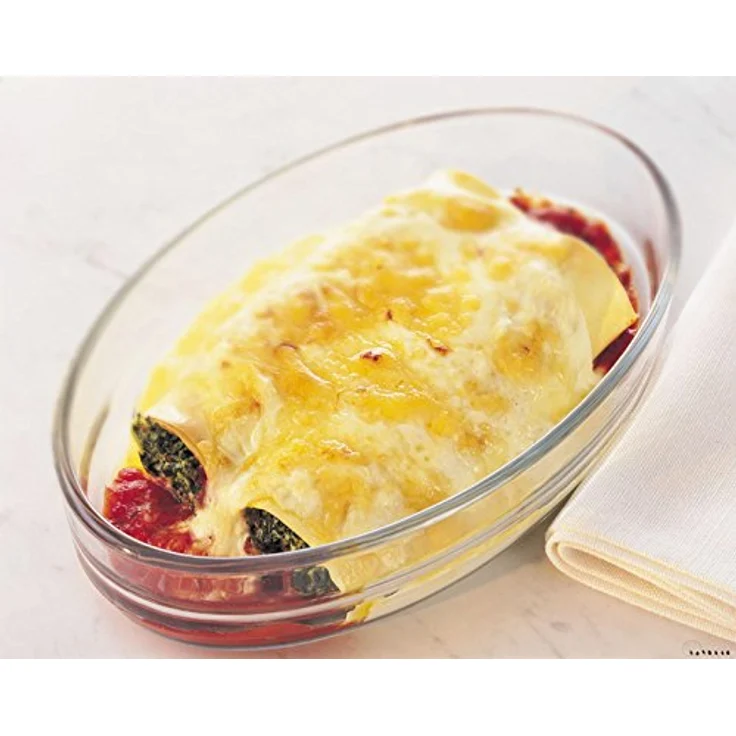 Pyrex OVALE TABLETT, Glas-Ofenform 39x27 cm, weiß, 1 Stück – Bild 2