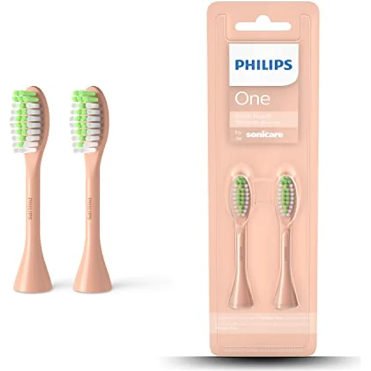 Philips One Bürstenköpfe für die elektrische Zahnbürste, Zweierpack, (Modell: BH1022/05) – Bild 1