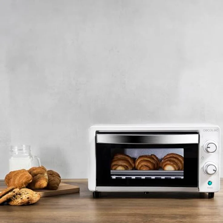 Cecotec Bake&Toast 1090, Kleinbackofen mit 10 l Volumen und 1000 W Leistung, Weiss – Bild 3