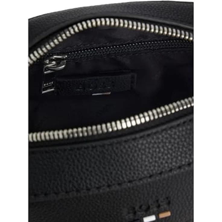 BOSS Umhängetasche Reporter Ray_NS zip, Schultertasche Handtasche Damen Tasche Damen, Kunstfaser, elegant und modern, schwarz – Bild 6