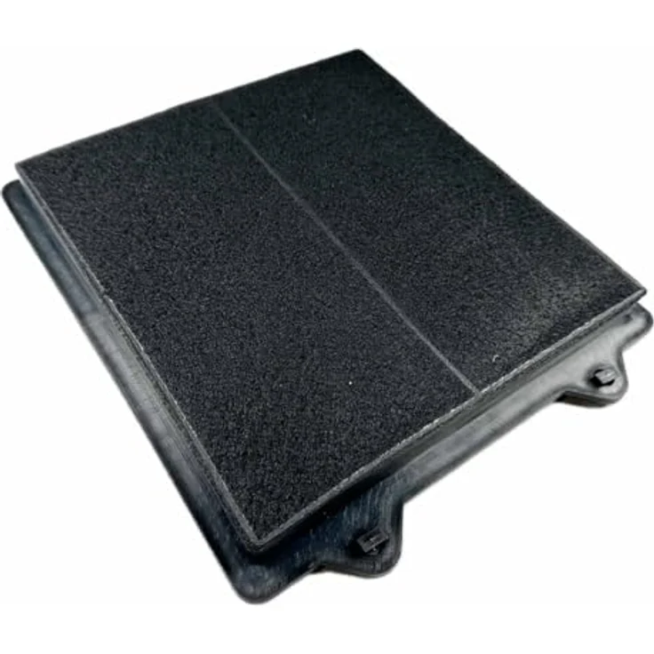 AIR2GO Aktivkohlefilter für Juno 703134, passend für Dunstabzugshauben, schwarz, 260 mm x 246 mm x 24 mm, 15 Jahre Haltbarkeit – Bild 2