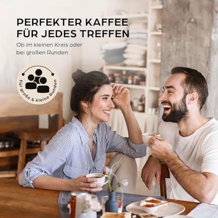 Barista Filterkaffeemaschine mit Glaskanne | Kaffeemaschine mit Digitaldisplay & Timerfunktion | Filtermaschine mit Tropfstopp & 900W | 1,25 Liter Kaffeekanne für 10 Tassen Kaffee - Barista Kaffee & Technik – Bild 5