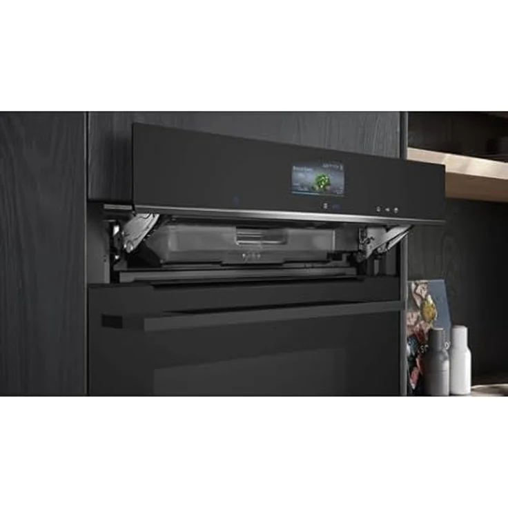 Siemens FOUR MULTIFONCTIONS PYROLYSE HR776G3B1, 71L Backofen mit Dampffunktion, Home Connect, schwarz – Bild 5