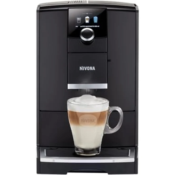 Nivona NICR 790 Kaffeevollautomat, mit Milchsystem, 2,2 l Wassertank, mattschwarz-chrom – Bild 2