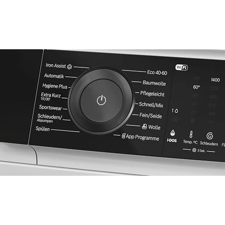 Bosch WGH244A40 Serie 6 Smarte Waschmaschine 9 kg 1400 U/min i-DOS Fleckenautomatik Iron Assist Speed Perfect Active Water Plus Hygienisch Waschen, Weiß – Bild 14