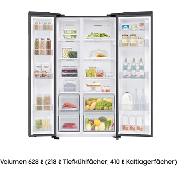 Samsung Side-by-Side mit SmartThings AI Energy Mode und Twist Ice Maker, 628 L Premium Black Steel – Bild 3