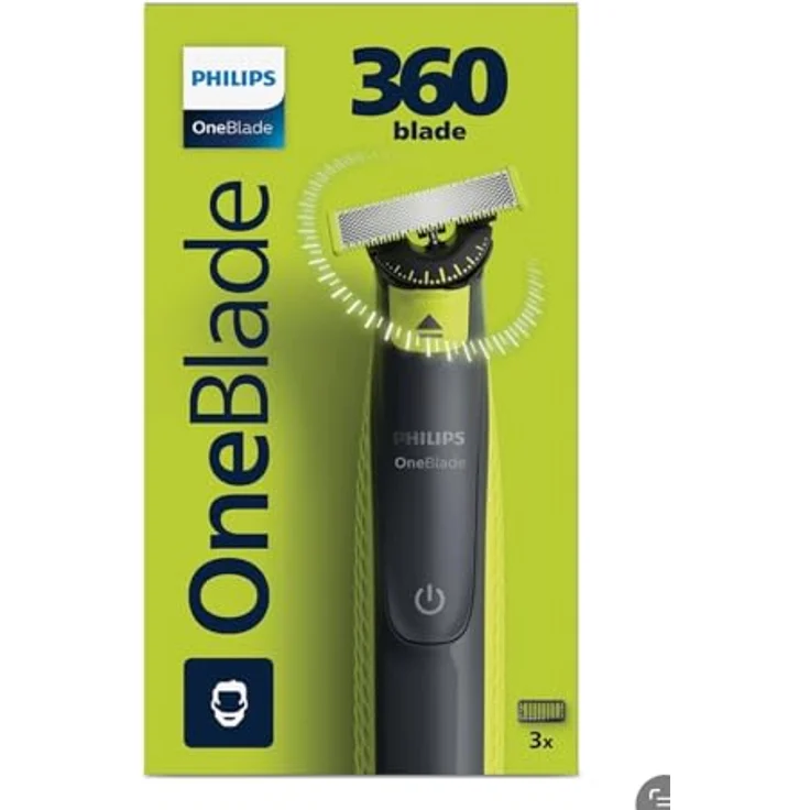 Philips QP2724/23 Haarschneider, 360°-Klinge mit präzisem Schnitt, Schwarz und Grün, inklusive USB-Ladekabel und verstellbaren Kammaufsätzen – Bild 1