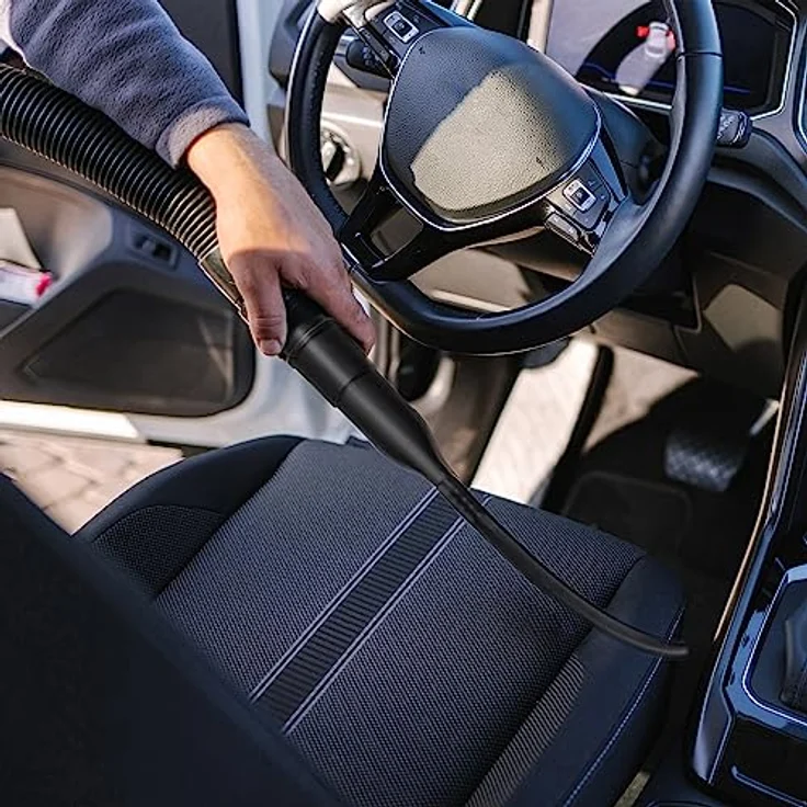 Retoo Fugendüse Flexible, 32 mm, Aufsteckbare Universal-Düse, Gut für die Reinigung unter Möbeln und Autositzen, Verlängerung Düse Zubehörteil Staubsauger, Düse zur Fahrzeug Innenreinigung, Flexodüse – Bild 5