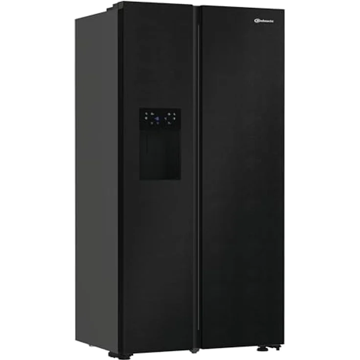 Bauknecht SBS IW E90 Black, Kühl-Gefrier-Kombination mit 375 l Kühlvolumen, No Frost-Funktion, Eiswürfelbereiter und Wasserspender – Bild 2