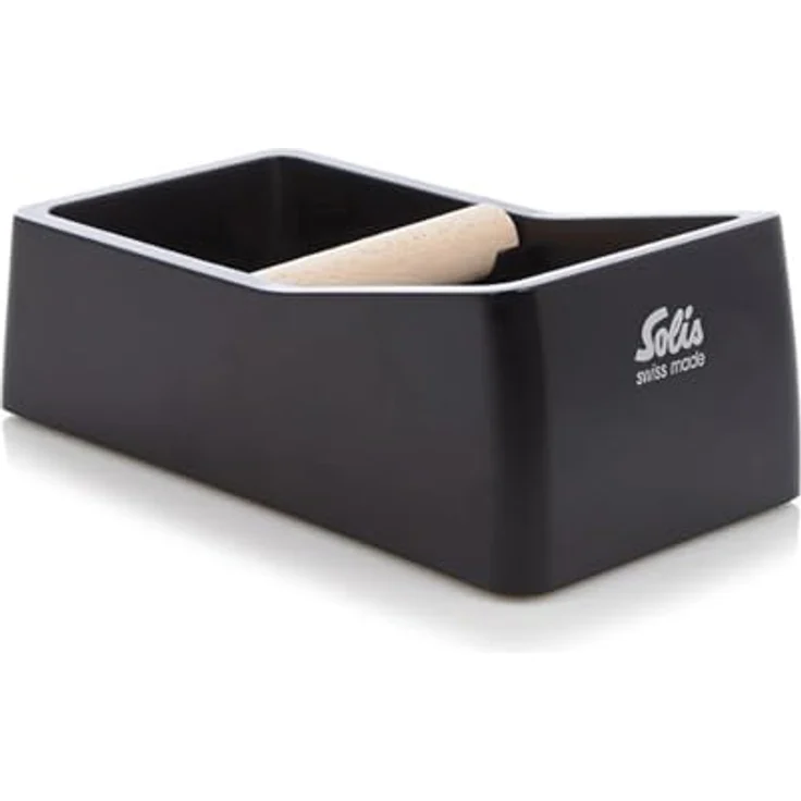 Solis Ausklopfschale für Kaffeesatz, 8 x 11,5 x 22,schwarz – Bild 2