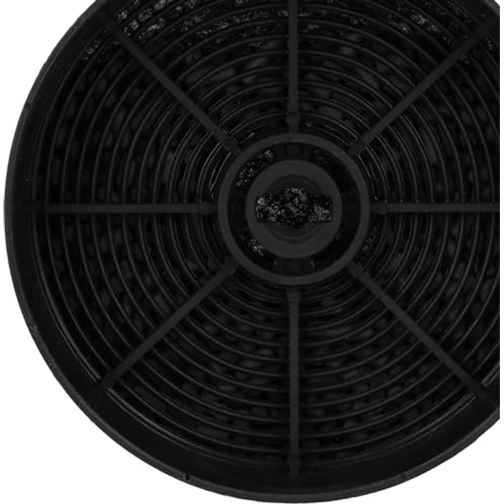 vhbw 4x Aktivkohlefilter Ersatz für Dunstabzugshaube Airlux CR780, CR790, CR800, 12,4 cm, schwarz, verbessert Umluft und verhindert Geruchsbildung – Bild 5