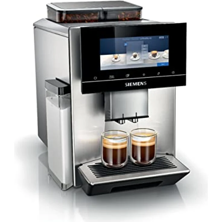 Siemens TQ907R03 EQ900 Kaffeevollautomat, dualBean System, BaristaMode, eGrinder, beanIdent System, 6,8" iSelect Display, Home Connect App, Edelstahl – Bild 2