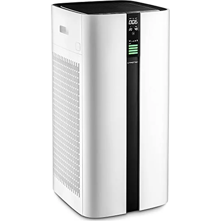 TROTEC AirgoClean 350 E, HEPA Luftreiniger für Allergiker, 1.000 m³/h, geeignet für Räume bis 120 m², 99,97% Partikelentfernung – Bild 1