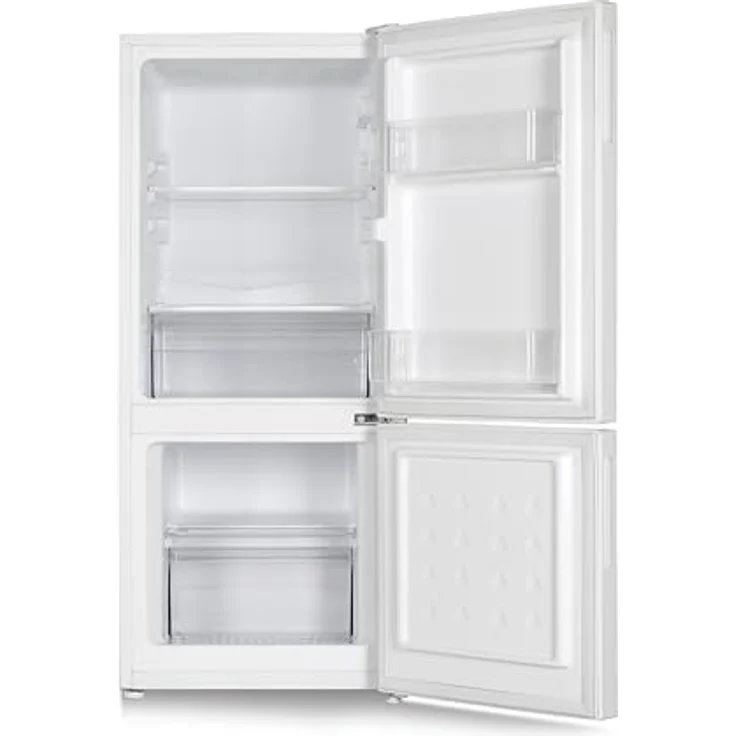 PKM KG117EW Kühl-Gefrierkombination | Weiß Design | Leise 39dB | LED-Beleuchtung | 117 Liter | Freistehend – Bild 3