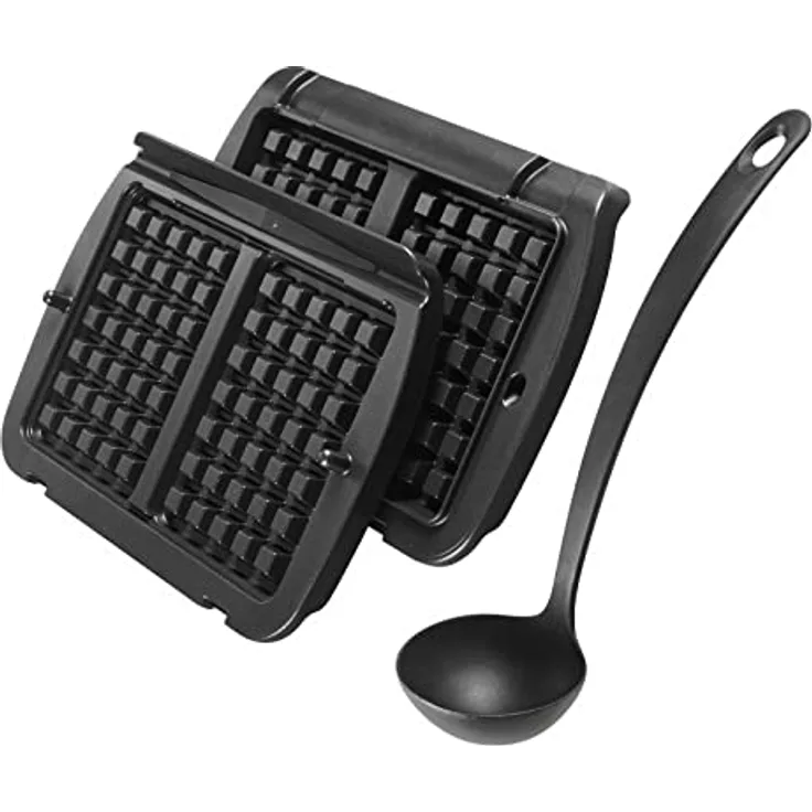 Tefal XA7248 OptiGrill Waffelplatte, Schwarz