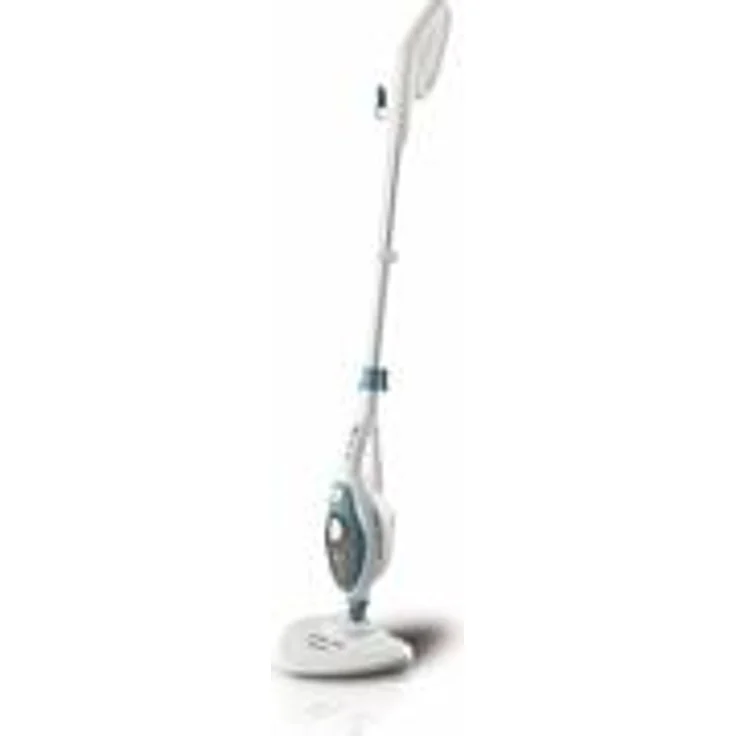 Ariete Dampfreiniger Steam Mop 10 in 1, 1500 Watt, blau/grün, mit zwei Mikrofaserpads und 18 Minuten Betriebsdauer