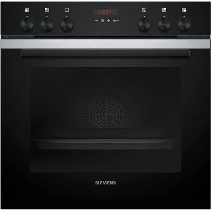 SIEMENS iQ300, Einbau-Herd, 60 x 60 cm, Edelstahl, HE273ABS4 mit 3D Heißluft