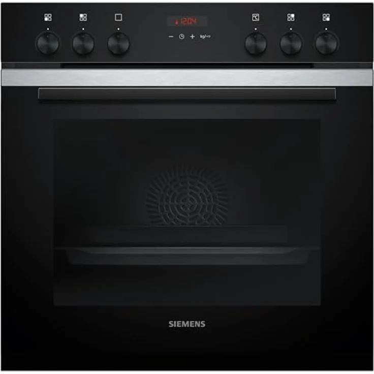SIEMENS iQ300, Einbau-Herd, 60 x 60 cm, Edelstahl, HE273ABS4 mit 3D Heißluft – Bild 1