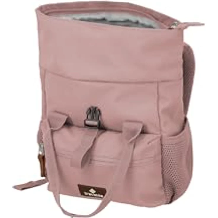 Travelite Basics City Rucksack, 27 cm, pink, 100% Polyester, kompakte Größe 20 cm x 10 cm – Bild 5