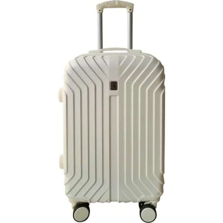 NTK-Collection Mabell, Hartschalenkoffer 2er-Set in Weiß, 80 l (M: 50 l, L: 80 l), mit Zahlenschloss und leichtläufigen Rollen – Bild 2