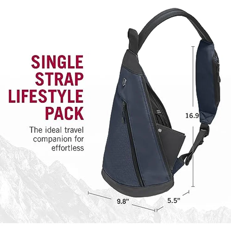 Victorinox Altmont Original Dual-Compartment Monosling, 7 l Schultertasche mit Neoprenfach, Damen/Herren, Blau – Bild 2