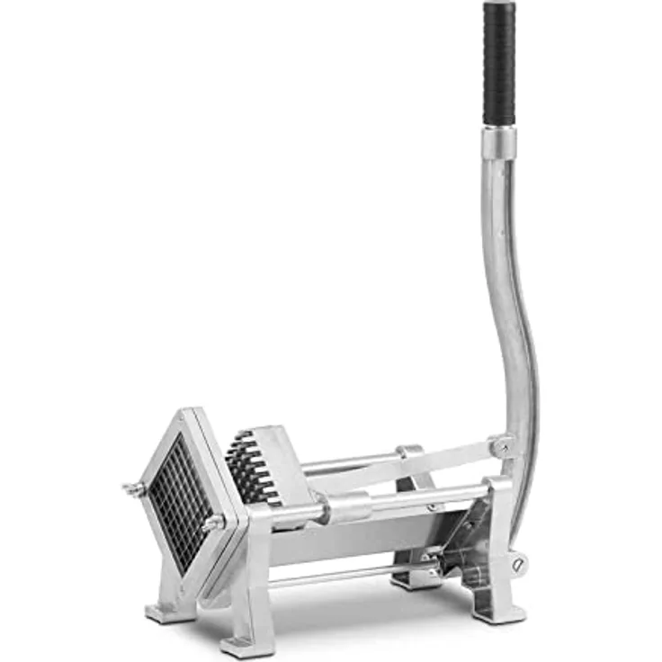 Royal Catering RCKS-3 Pommesschneider Kartoffelschneider Gemüseschneider (Inkl. 3 Messereinsätze 8x8/10x10/12x12, Manuell, Tisch- und Wandmontage, Edelstahl und Aluminium, Stabil) - Preisvergleich