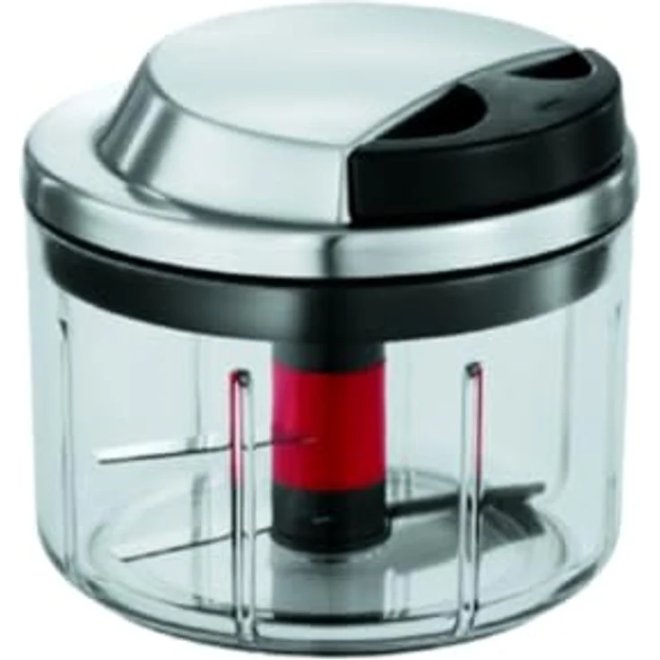 RÖSLE Multischneider, 6-tlg., Edelstahl 18-10, extra scharfes Messer, inkl. Siebeinsatz – Bild 2