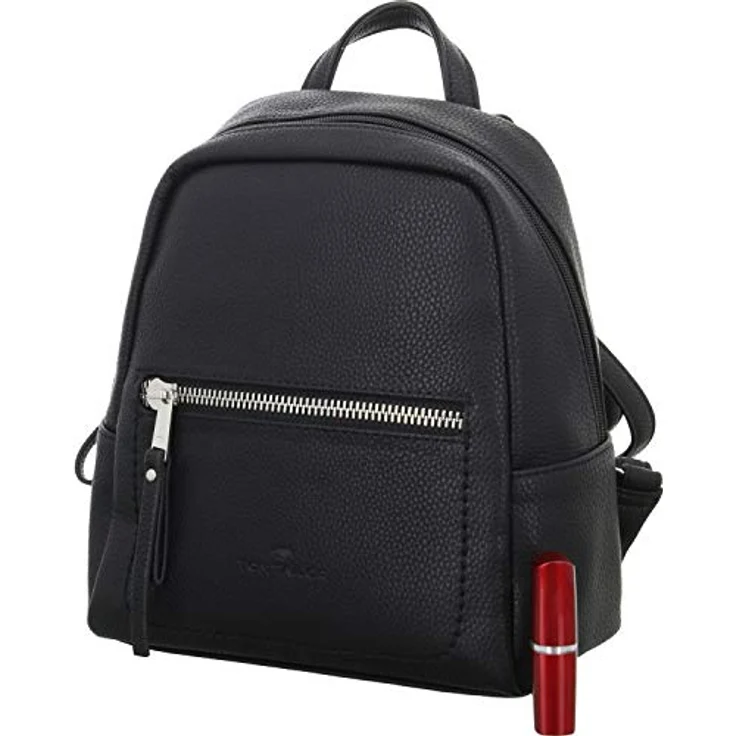 Tom Tailor Tinna City Rucksack, 26 cm, schwarz aus 100% Polyurethan – Bild 1