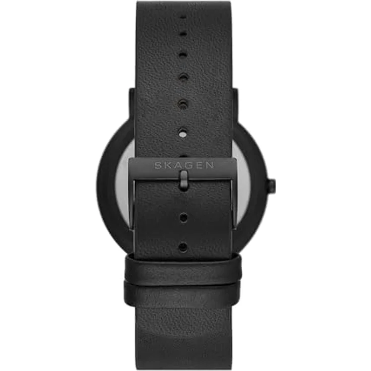 Skagen Herrenuhr Signatur Quartz/3 Zeigerwerk 40 mm Gehäusegröße mit Lederarmband SKW6902 – Bild 3
