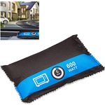 Relaxdays Luftentfeuchter Auto, wiederverwendbar, Anti Beschlag, Schimmel & Stockflecken, Entfeuchter Kissen, schwarz