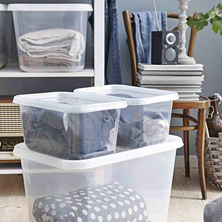Orthex Smart Store Basic M Box, PP, transparent, 45 x 35 x 25 cm – Bild 3