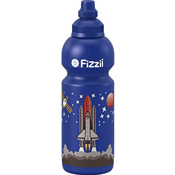 Fizzii Trinkflasche Weltraum 600 ml. auslaufsicher – Bild 2