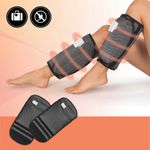 MAXXMEE Venentrainer Venen-Massagegerät Luftkompression & Wärme 2 Stufen, kabellos, Schwarz