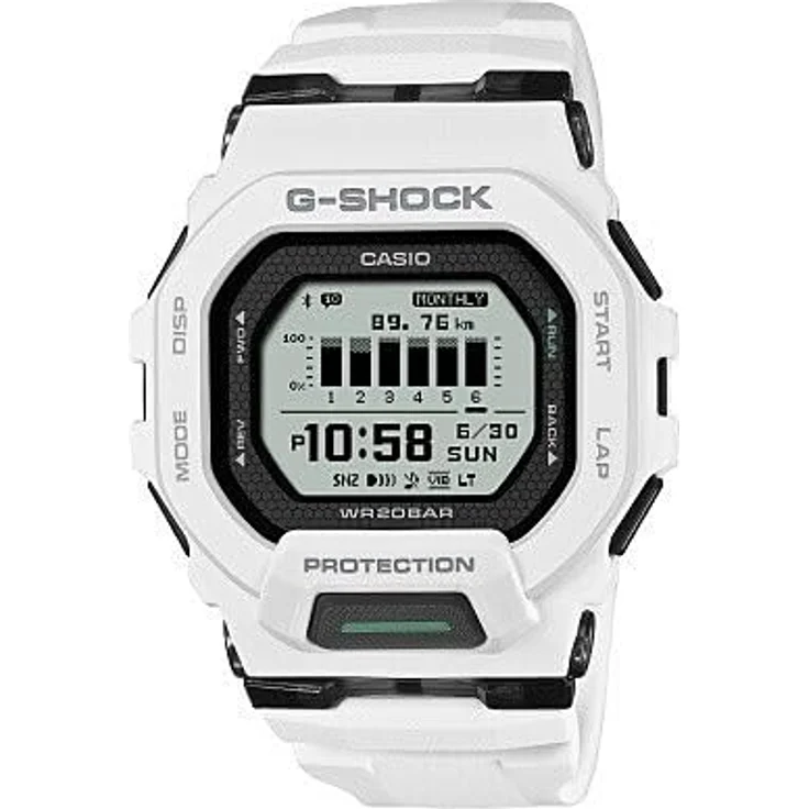 Casio G-Shock GBD-200-7ER, Bluetooth Smartwatch in Weiß mit Smartphone-Kompatibilität – Bild 2