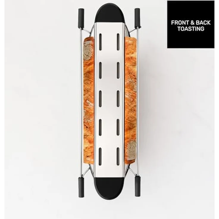Taurus 960632 Toaster aus Edelstahl, 700 W, für alle Brotsorten, mit Haltestab – Bild 5