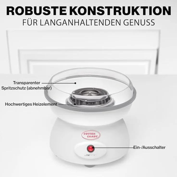 Clatronic Zuckerwattemaschine – Bild 6
