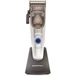 GAMMAPIU' GAMMAPIú X-ERGO Elektrorasierer für Herren, Clipper Profi, Klinge Taper 45 mm, DLC Black Diamond Carbon, Herrenrasierer mit Klingeneinstellung, lange Akkulaufzeit, Haarschneider 8 Kämme