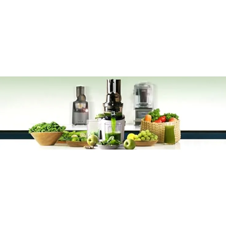 Kuvings REVO830 Slow Juicer, Entsafter, 200 Watt, Presswalze, schwarz – Bild 6