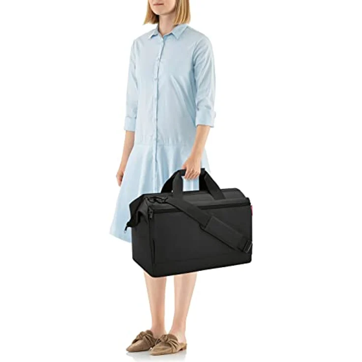 reisenthel Allrounder L Pocket  Vielseitige Doktortasche für Reise, Arbeit und Freizeit  Mit praktischer Trolley-Aufsteckfunktion, Farbe:schwarz – Bild 5