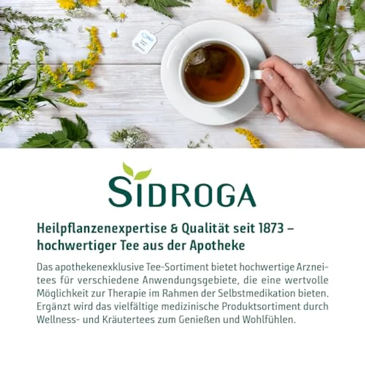 Sidroga Blasen-Nieren-Spültee Filterbeutel, 20x2 g, zur verbesserten Durchspülung der Harnwege – Bild 6