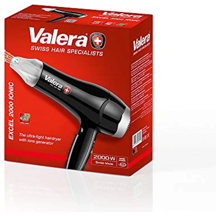 Valera Ionen-Haartrockner Excel 2000 Ionic, ultraleicht, 2000 Watt – Bild 2