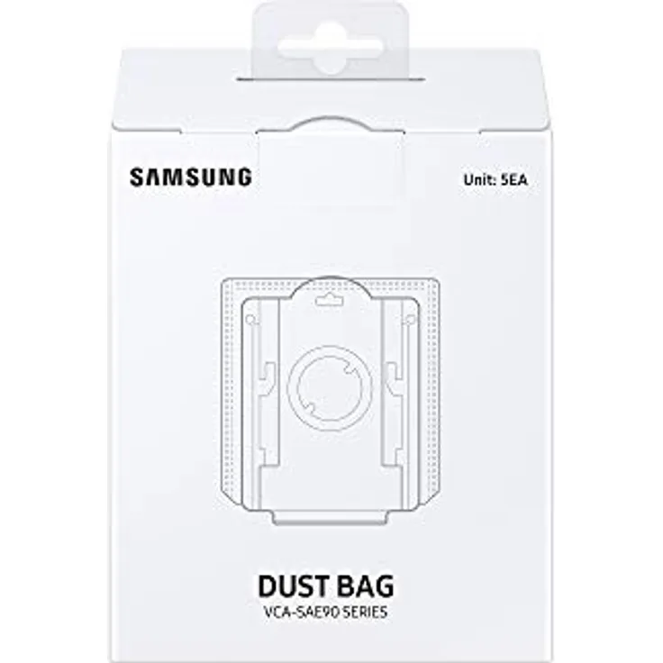 Samsung VCA-ADB90 Staubbeutel für Clean Station, Fünfschichtiges Filtersystem mit Activated Carbon und 99,999% Feinstaubfilter