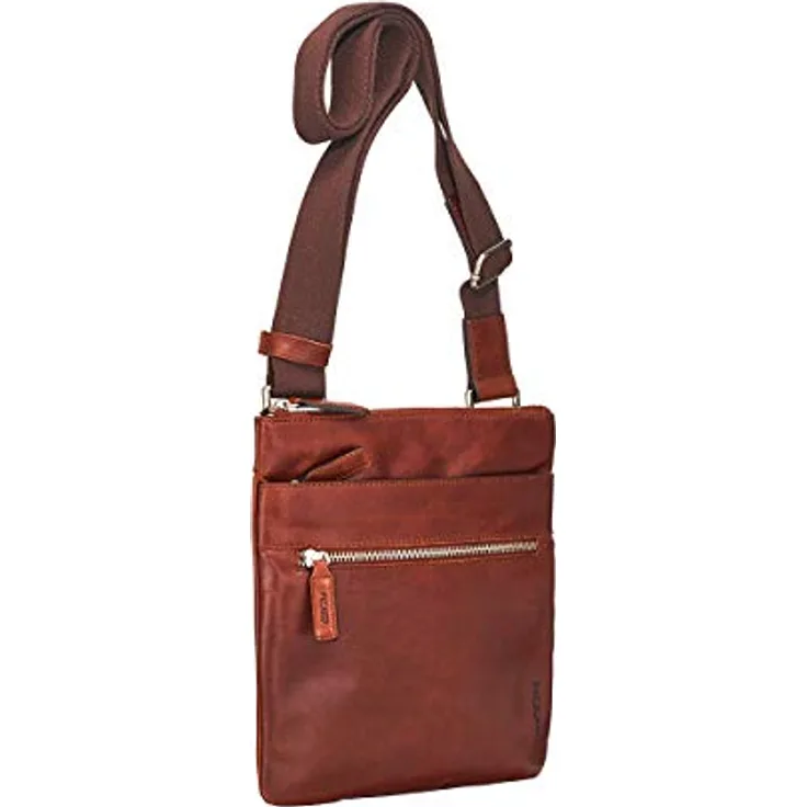 Picard Beuteltasche Buddy, hochwertige Crossbody Bag aus Wasserbüffelleder, hellbraun, 24 x 3 x 25 cm